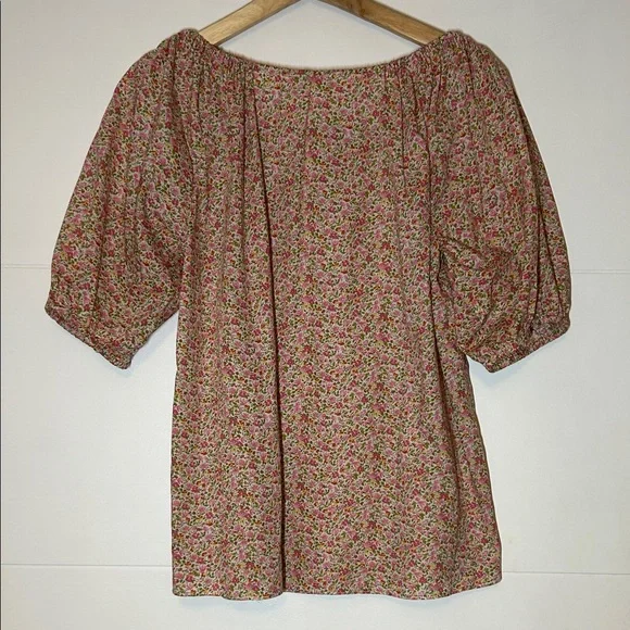 ANN MASHBURN Liberty of London Floral Pink Blouse - Picture 3 of 8